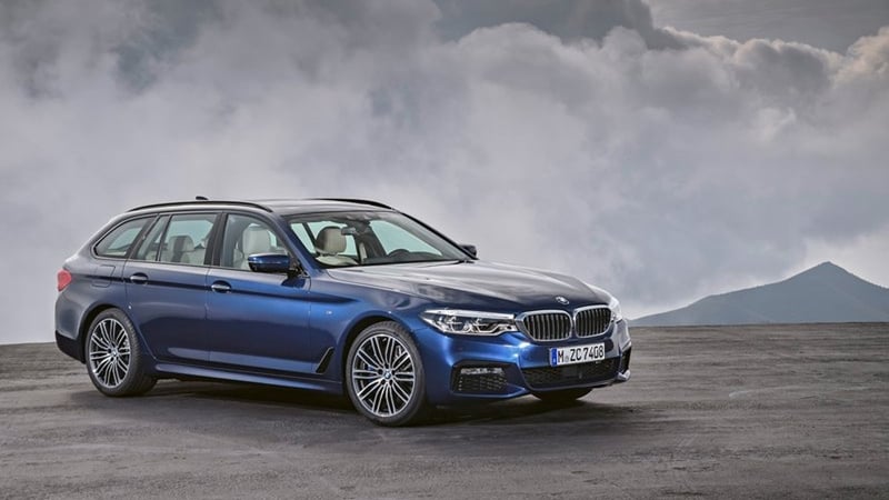 The estate version of the new BMW 5 Series.