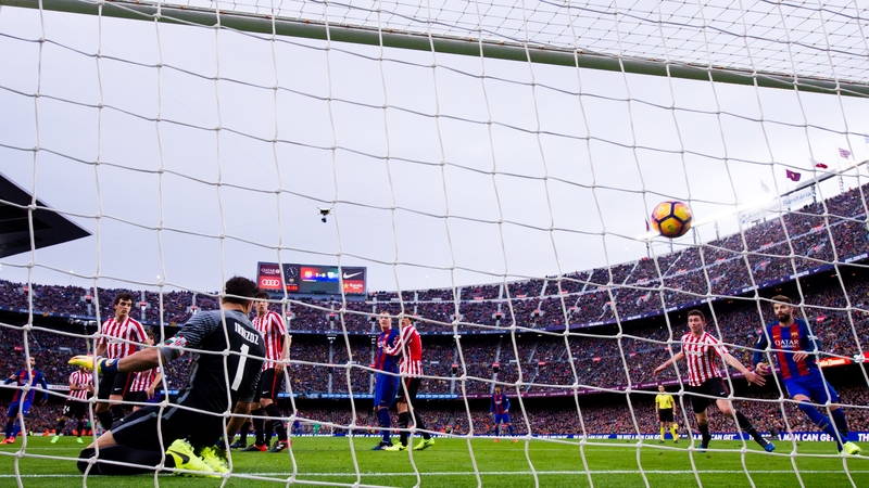 Barcelona moved to within a point of leaders Real Madrid