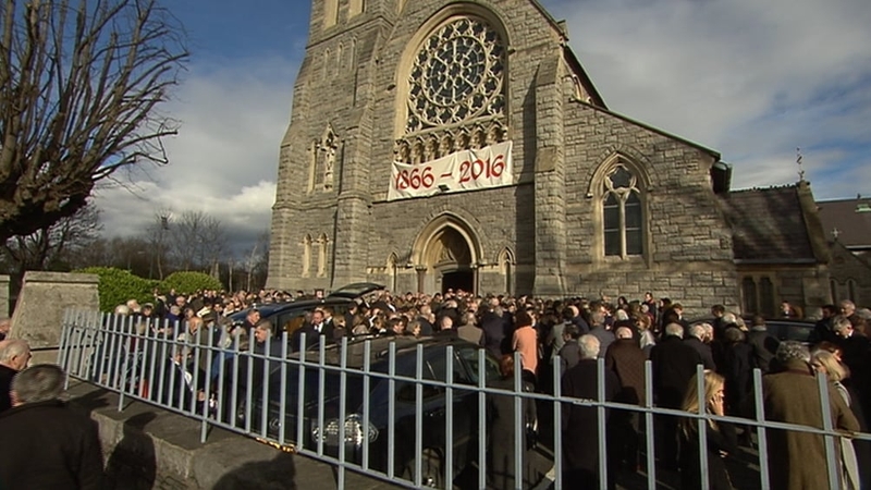 The funeral was held in Donnybrook