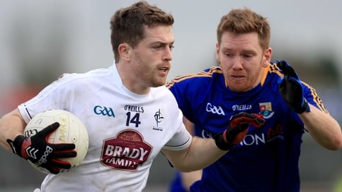 Niall Kelly was Kildare's star performer against the Royals at Páirc Tailteann