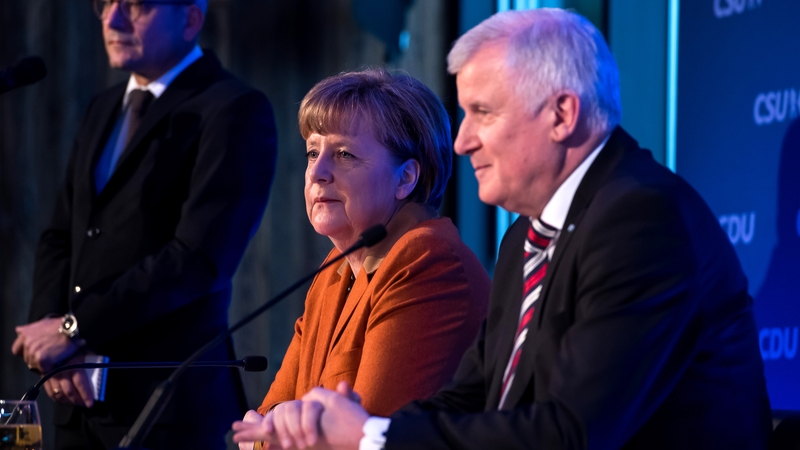 Sources said Horst Seehofer complained that he had endured a "conversation with no effect" with Angela Merkel yesterday