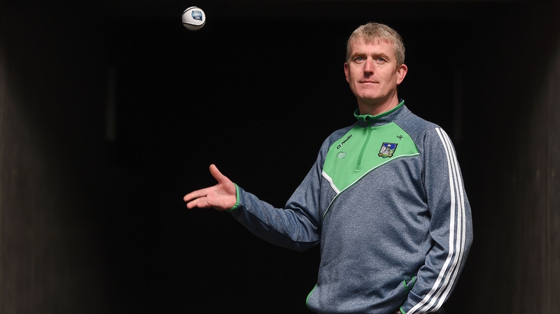 Limerick's John Kiely at the launch of the 2017 Allianz Hurling League