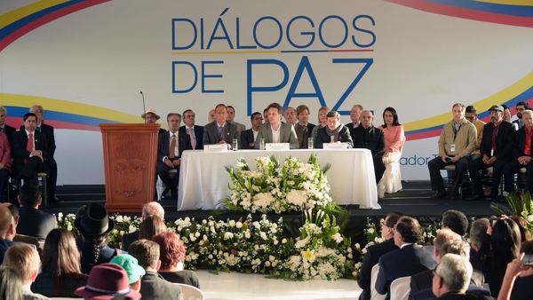 Representatives of the Colombian government and ELN rebels are meeting in Ecuador