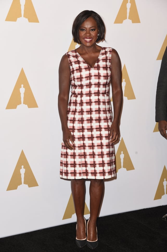 Viola Davis mixed things up with a Bottega Veneta dress.