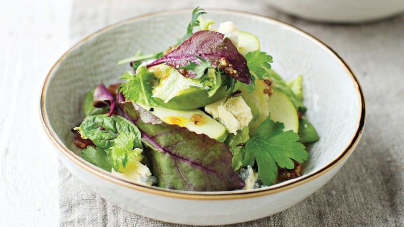 Neven Maguire's Bacon and blue cheese salad