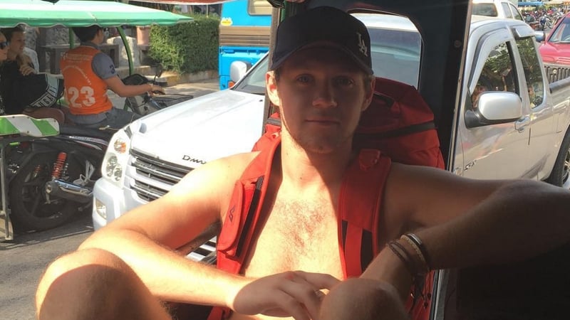 Niall Horan in Thailand - image via Instagram
