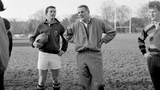 Irish rugby captain Tom Kiernan