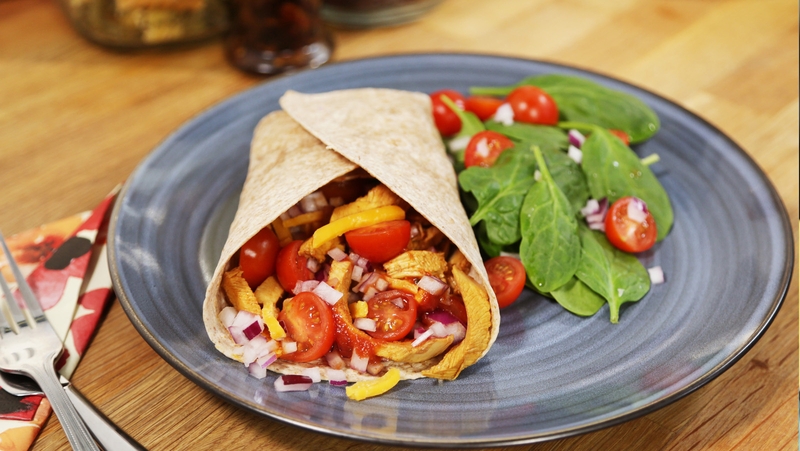 Operation Transformation's Healthy & Delicious Chicken Burritos.