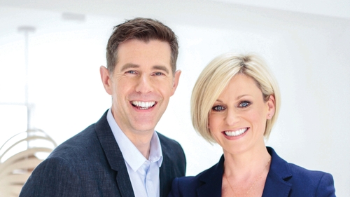 Dermot Bannon with Room to Improve's new QS Lisa O'Brien
