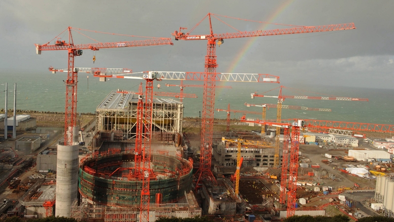 Construction at the Flamanville site in 2009