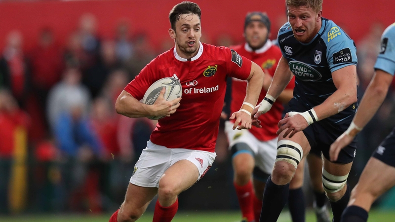 Darren Sweetman starts for Munster