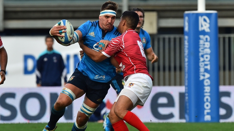 Andries Van Schalkwyk is recalled to the Italian team this weekend