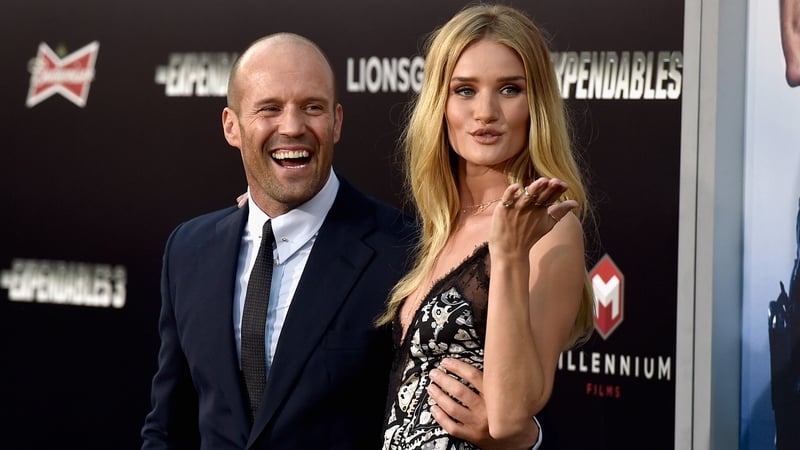 Parents-to-be Jason Statham and Rosie Huntington-Whiteley