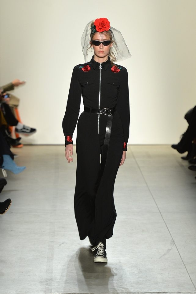 Thursday Day 1: Adam Selman's classy, vintage embroidered roses.