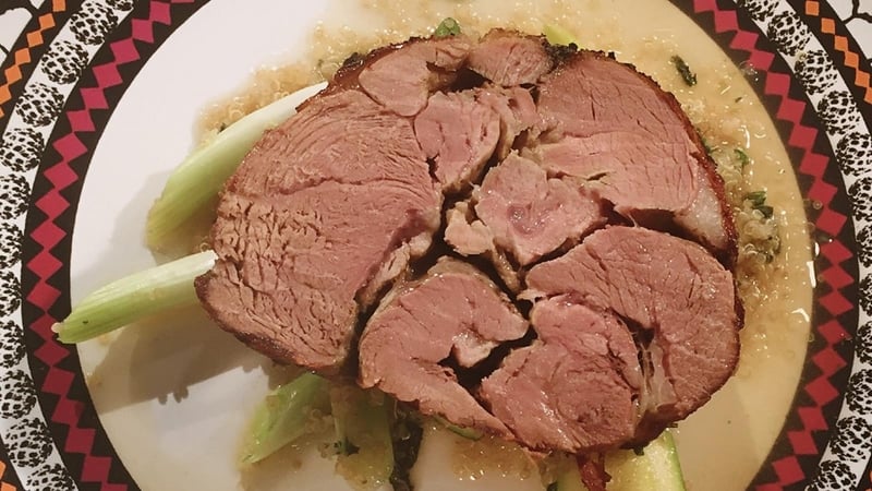 Gearoid's Roast shoulder of lamb with quinoa: Today
