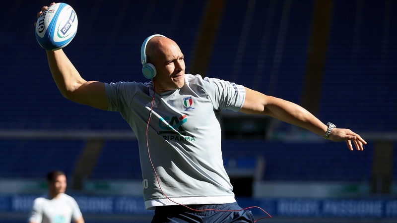 Sergio Parisse will win his 123rd cap for Italy on Saturday