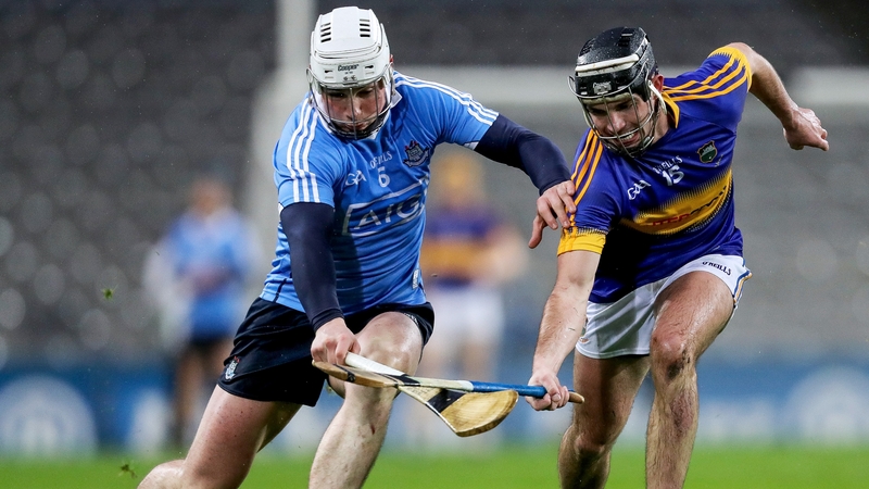 Dublin's Liam Rushe with Aidan McCormack of Tipperary