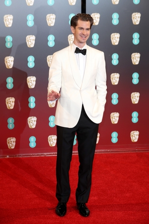 Andrew Garfield must have got word from Laura Whitmore that its all white on the night. He looks dashing in Burberry. He'll defo be in the spotlight tonight as he's nominated for Best Actor for Hacksaw Ridge.