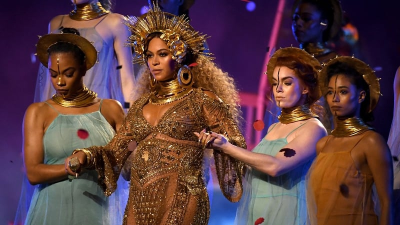 Lady Bey at the Grammys two weeks ago