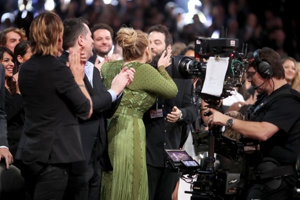Adele with husband Simon Konecki