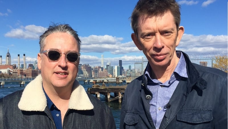 Seamus McGarvey and John Kelly in Brooklyn, went they met for the latest episode of The Works Presents.