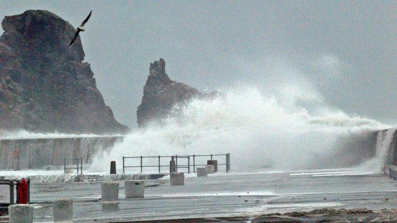 The Coast Guard responded to calls yesterday about people going under waves to take photos (Pic: Howth Coast Guard)