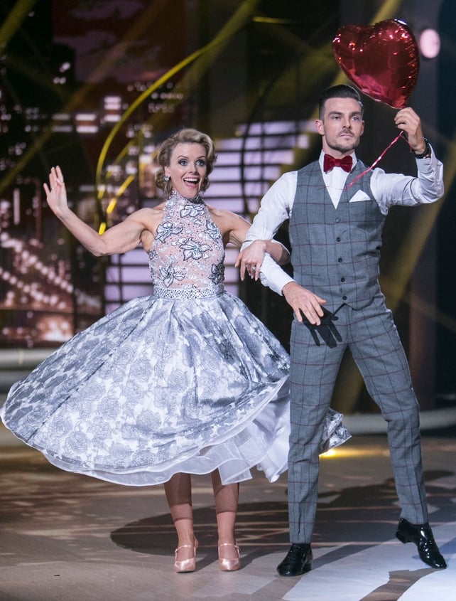 Week 6: Denise and Shane dressed to impress for their American Smooth performance. We've never seen Shane look so snazzy!