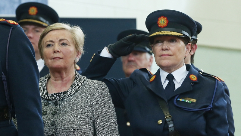 Frances Fitzgerald (L) has outlined proposed areas for a review