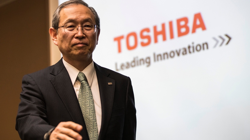 Toshiab's CEO Satoshi Tsunakawa said he may consider selling most of its chip business