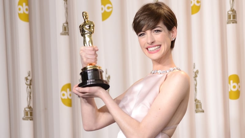 To countdown to this year's Academy Awards, we are looking at some of Hollywood's best dressed every day until this year's show. Today, we're checking out the stylish and funny Anne Hathaway.