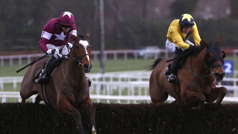 Don Poli (nearest) is favourite with many bookmakers for the Aintree showpiece