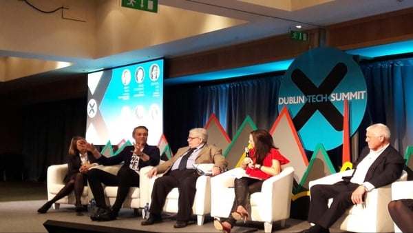 A panel discussion on day 1 of the Dublin Tech Summit