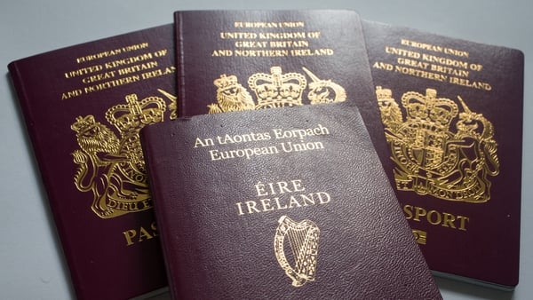 The 822,000 Irish passports were a combination of first time applicants and renewals