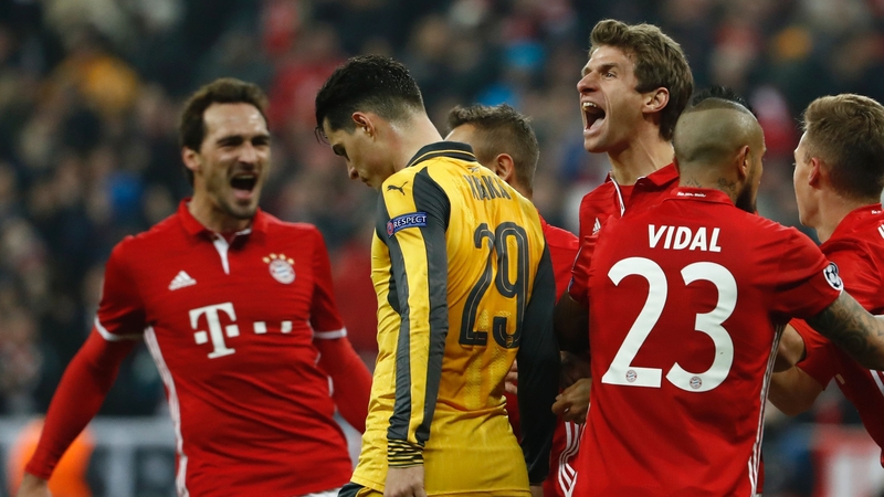 Bayern players had plenty to celebrate at the Allianz Arena