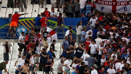 Russian and English were involved in many skirmishes at Euro 2016