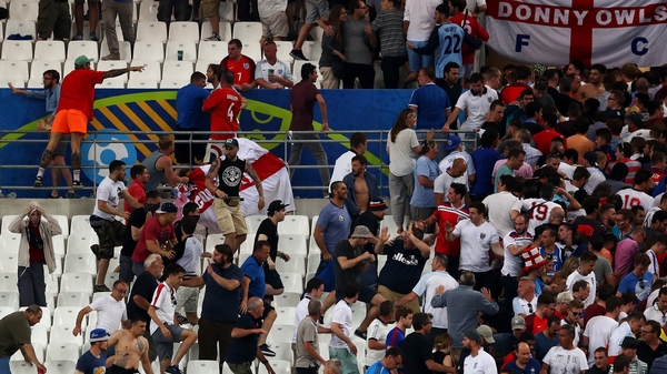 Russian and English were involved in many skirmishes at Euro 2016