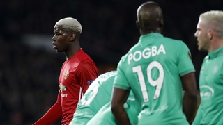 It was Pogba v Pogba at Old Trafford tonight