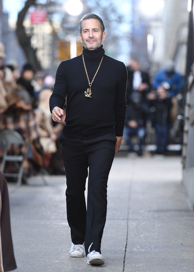 February 16th Day 7: The coolest designer, Marc Jacobs himself at his fashion show.
