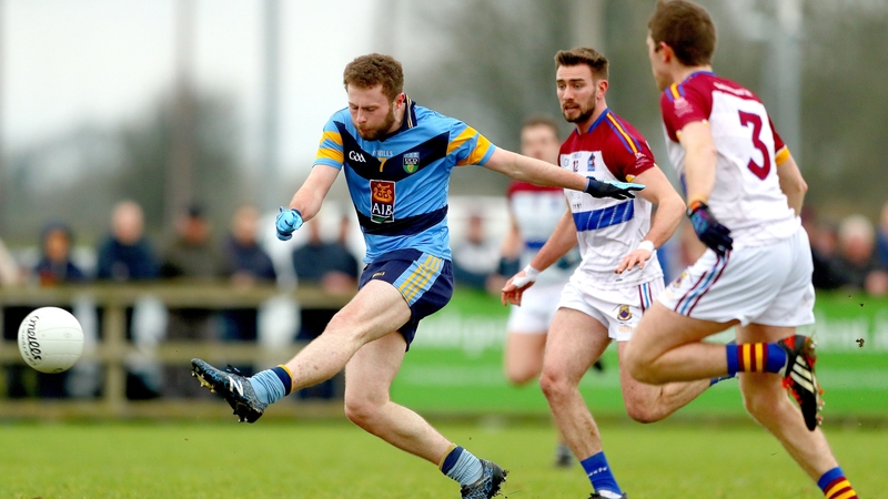 Jack McCaffrey on the charge for UCD in the Sigerson Cup semi-final