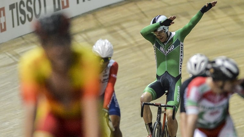Downey celebrates after his big win in Colombia