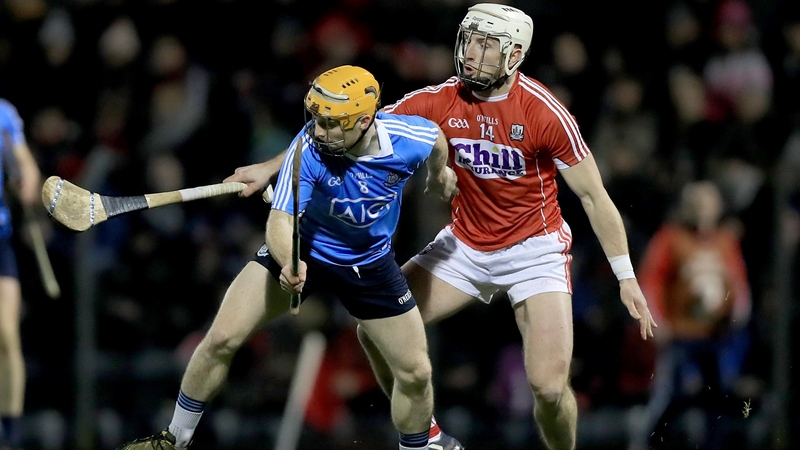 Cork's Patrick Horgan with Ben Quinn of Dublin