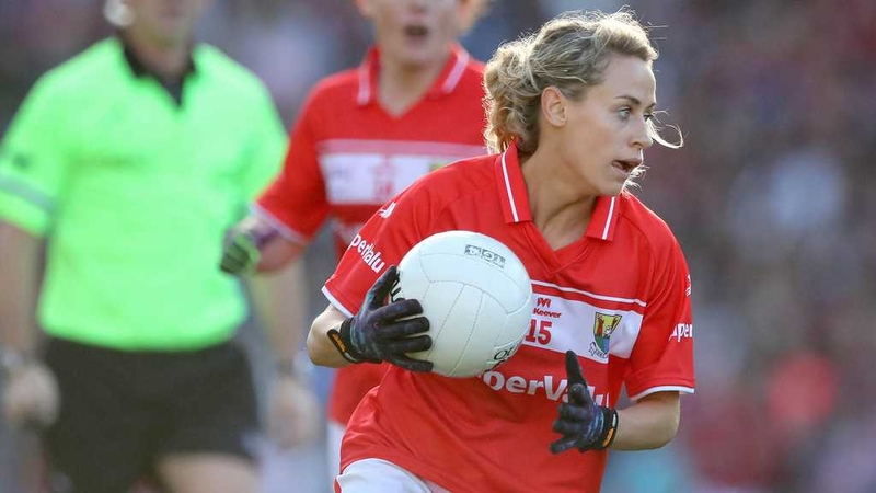 Orla Finn kicked 0-07 for the Rebelettes