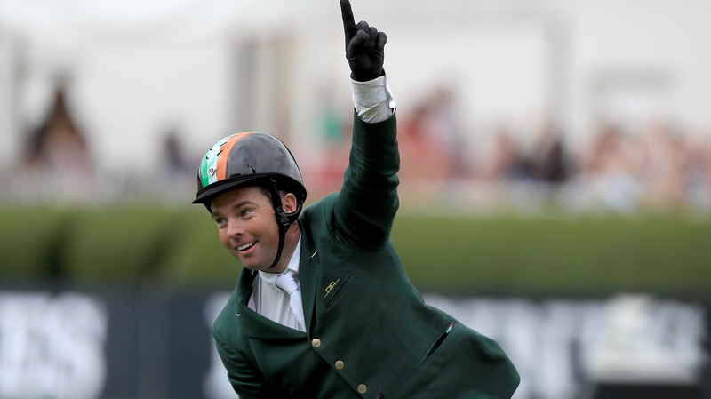 Cian O'Connor claimed victory aboard Veneno