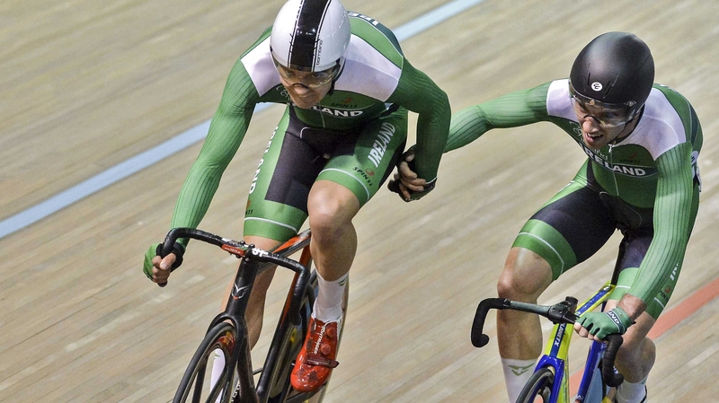 Mark Downey (left) and Felix English in action in Colombia in February