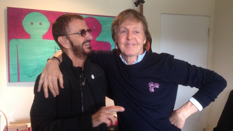 Ringo Starr and Paul McCartney have been working on a new collaboration