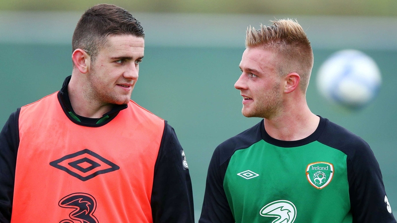 Robbie Brady training with Conor Clifford in 2012