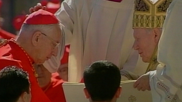 Desmond Connell was made a cardinal by John Paul II in 2001