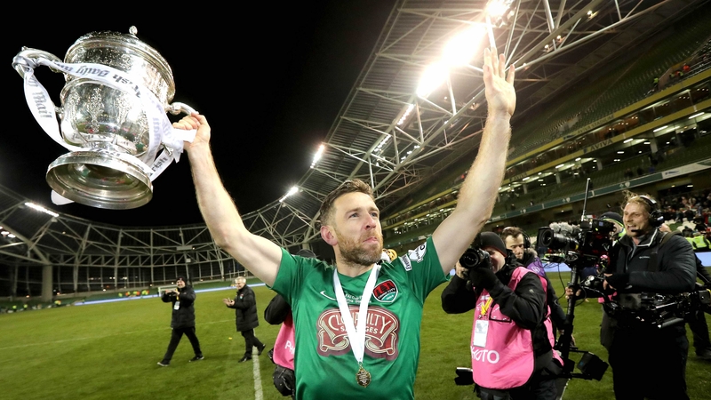 Alan Bennett finally got his hands on the FAI Cup last year