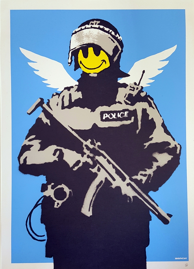 Banksy, Flying Copper