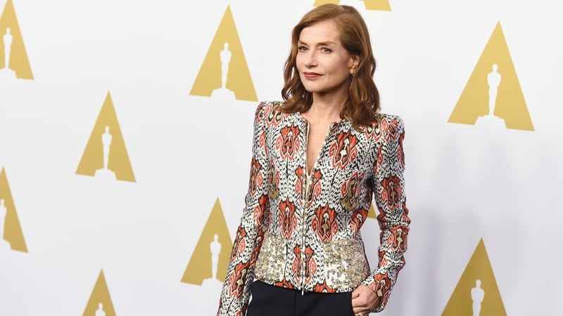 Isabelle Huppert is an Oscars this year for her role in Elle. Isabelle Huppert is an Oscars nominee this year for her role in Elle. The French icon is a model of elegance à la française. We're counting down to our live Oscars 2017 coverage on Sunday night